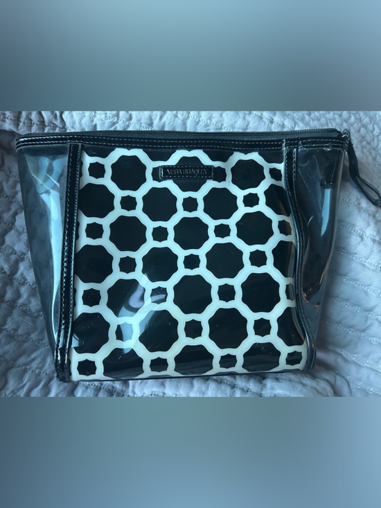Vera Bradley Handbags - Vera Bradley Black and White Geometric Clear Cosmetic Pouch